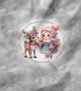 Vorbestellung * Winter Panel - Girl with Reindeer - Eigenproduktion -4
